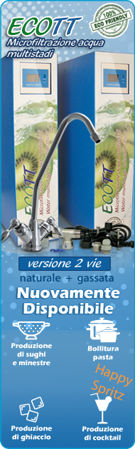 Microfiltrazione Acqua Multistadi Everpure 4C Depuratore Casa EcoTT